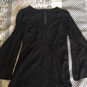 Express Long Sleeve Dress with Bell-Sleeves